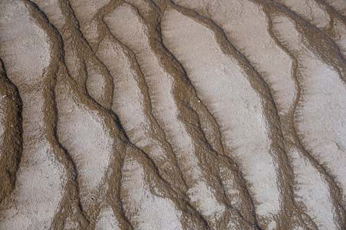 yellowstone national park aerial photography of white and brown field texture